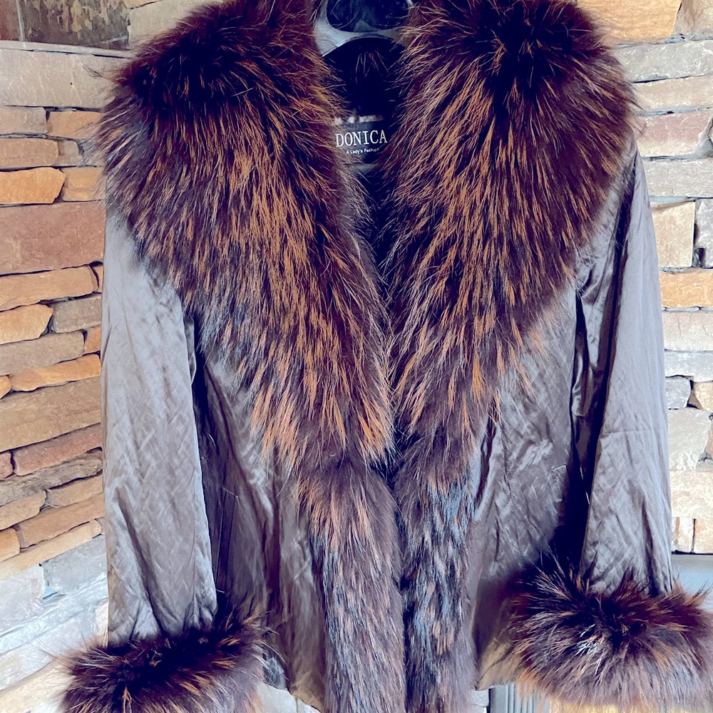Faux Fur Jacket with fleece lining